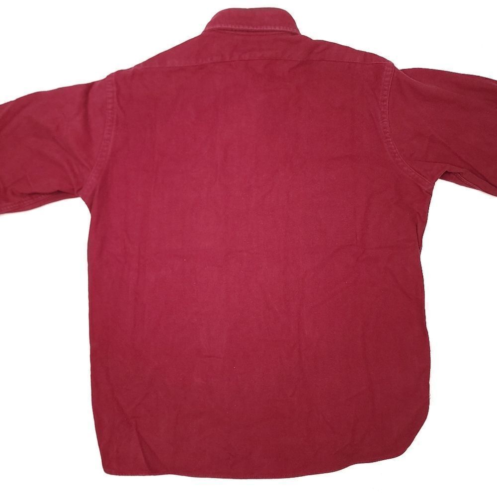 Vintage LL Chamois Flannel Shirt Mens XL Red USA Outdoors Button Up Country - Picture 7 of 7